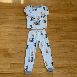 Burt’s Bees fox pajamas